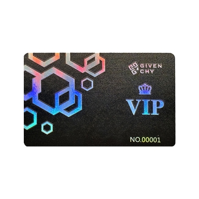 Tarjeta VIP de material láser