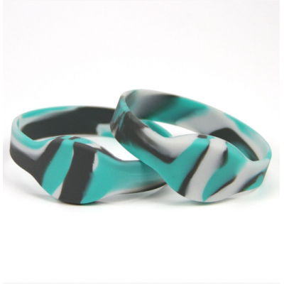 pulsera de silicona de colores mixtos