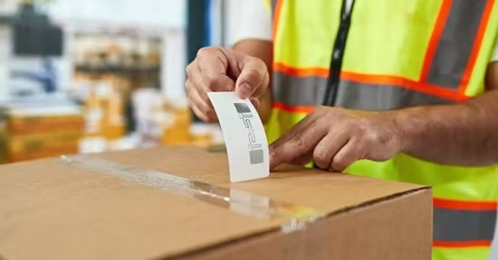 Aplicación de etiquetas RFID en entrega urgente